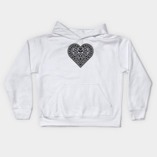 The Heart (Black) Kids Hoodie